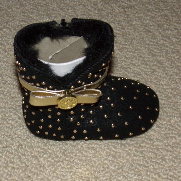 NEW MICHAEL MICHAEL KORS BABY GRACE TIFF BOOTS SZ 2 - Picture 3 of 8